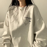 Trizchlor - New Oversized Hoodie Women Sweatshirts Long Sleeve Hoodies Casual Letter Print Loose Pullovers Harajuku Sweatshirt Female Ins
