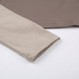 Trizchlor - Logo Embroidered Patchwork Long Sleeve Crop Top