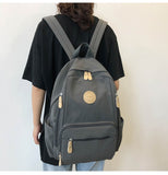 Trizchlor Fashion Women Backpack Female Waterproof Nylon Schoolbag Student Book Bag many zipper pocket School Backpacks for Teenager Gilrs