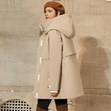 Trizchlor Minimalism Winter Fashion Women's Jacket High-Tech Heat Storage 90% Down Jacket Causal Outdoor Sport Jacket