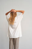 Trizchlor Spring summer women long tshirt oversized cotton short sleeve O neck top new fashion female T-shirt