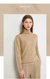 Trizchlor Minimalism Autumn Winter Sweater For Women Causal Spliced Slim Fit Women's Turtleneck Sweaters Sweaters For Female 12040580