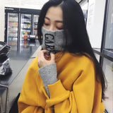 Trizchlor Back To College Hoodies Women  All-Match Turtleneck Korean Style Casual Thicker Warm Hoodie Womens Loose Harajuku Tops Soft Letter Pullover New