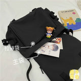 Trizchlor Women Large Capacity Single Shoulder Bag Messenger Bag Tooling Postman's Bag Girl Student's Bag Nylon Bag Female Bag