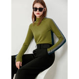 Trizchlor Minimalism Winter Sweaters For Women Fashion Cashmere&Wool Women's Turtleneck Sweater Causal Female Pullover Tops