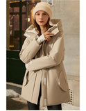 Trizchlor Minimalism Winter Fashion Women's Jacket High-Tech Heat Storage 90% Down Jacket Causal Outdoor Sport Jacket
