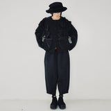 Trizchlor women’s coat 2021 black girl original bow thin cotton dress Japanese fall/winter 213465