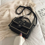 Elegant Female Casual Tote Bag Women's Designer Handbag Rivet Shoulder Messenger Bag 2021 Fashion New High Quality PU Leather