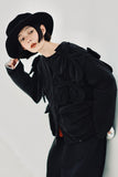 Trizchlor women’s coat 2021 black girl original bow thin cotton dress Japanese fall/winter 213465