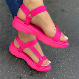 Trizchlor Big Size 43 Multi Colors Casual Shoes Woman Flat Dropship Comfortable Sandals Female Light Sandalias De Mujer