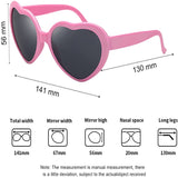 Trizchlor Women Fashion Heart Shaped Effects Glasses Watch The Lights Change To Heart Shape At Night Diffraction Glasses Female Sunglasses