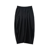 Trizchlor original casual nine-point pants bloomers wide-leg black pants female autumn 321028
