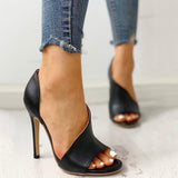 Trizchlor Summer Shoes 2023 New women's Sandals Fashion Open Toe High Heel Sandals Rome  Casual Thin Heel Sandals