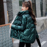 Christmas Gift Women's 2021 New Winter Jacket High Quality Stand Up Collar Coat Women Fashion Warm Woman Winter Jackets Casual Clothing Parkas