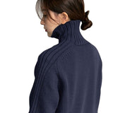 Trizchlor 2024 Women's Sweaters Spring Winter Christmas Blouse Pullover Knitted Turtleneck Split Minimalist Korean Style Oversize Tops