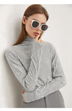 Trizchlor Minimalism Women Sweaters Autumn Turtleneck Solid Knitted Tops Elegant Women's Pullover Winter Clothes Female Tops 12120353
