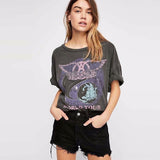 Trizchlor Casual Cotton Tshirt O Neck Half Sleeve Cartoon Streetwear Holiday Summer Tops Women 2022 Bloggers Style Designer Female Vestido
