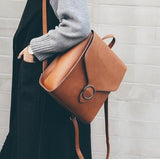 Fashion Women Backpack 2023 PU Leather Retro Female bag schoolbags Teenage Girl High Quality Travel books Rucksack Shoulder Bags
