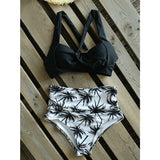 High Waist Bikinis 2023 New Halter Swimwear Women Swimsuit Female Bikini Set Print Bodysuit Bathing Suit Summer Biquini XXL