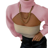 Trizchlor Women Turtleneck Long Sleeve Knitting Sweater Casual Femme Chic Design Pullover High Street Lady Tops 2022