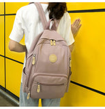 Trizchlor Fashion Women Backpack Female Waterproof Nylon Schoolbag Student Book Bag many zipper pocket School Backpacks for Teenager Gilrs