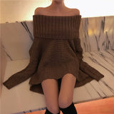 Trizchlor Black  Irregular Knitting Sweater Vest Loose Fit Slash Neck Sleeveless Women New Fashion Tide Autumn Winter 2022 1Y659