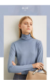 Trizchlor Minimalism Autumn Winter Women's Sweater Causal Solid Basic Turtleneck Sweaters For Women Women's Sweater Tops
