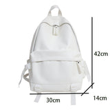 Trizchlor Large Backpack Women Leather Rucksack Women's Knapsack Travel Backpacks Shoulder School Bags for Teenage Girls Mochila Back Pack