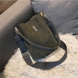 Trizchlor Back To College Brand Design Luxury Ladies Bucket PU Shoulder Bag Single Shoulder Large Capacity Messenger Broadband Female Solid Color Handbag