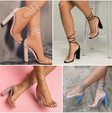 Women's summer T-stage fashion dance shoes high heel sandals sexy stiletto party wedding shoes