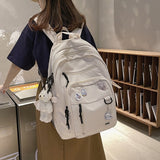 Trizchlor Fashion Big Student Bookbag Rucksack Girls School Bag High Capacity Women Backpack Femal Cute Leisure Travel Mochila