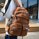 Back to school 2023 New Multi-pocket Women Backpack High Quality Youth Waterproof Backpacks for Teenage Girls Boys Female School Bag Bag pack