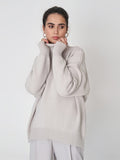 Thanksgiving Day Gift Autumn Winter Women Turtleneck Sweater Solid Thick Warm Pullover Top Oversized Casual Loose Knitted Jumper Female Soft Pull