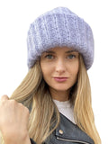 Women Winter Warm Knitted Hat Solid Color Classic Cuffed Beanie Fashion Loose Causal High Stretchy Soft Caps Hat