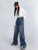 Trizchlor - Fold-Over Waist Jeans
